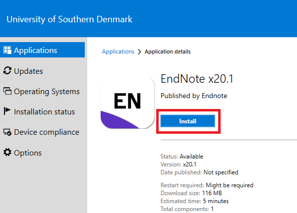 determine endnote product key from existing installation