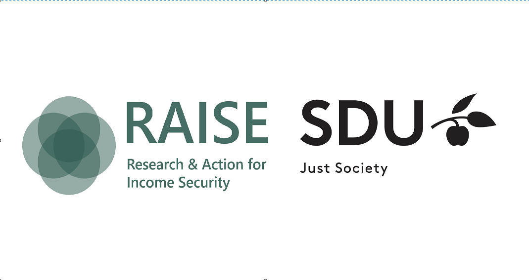 SDU just society and RAISE logos
